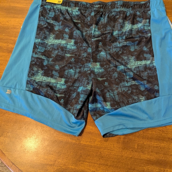 All in Motion Blue and Black Swim Trunks Quick-Dry - Picture 6 of 7